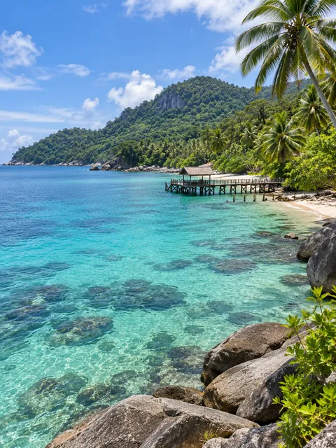 Pemandangan pantai Malaysia